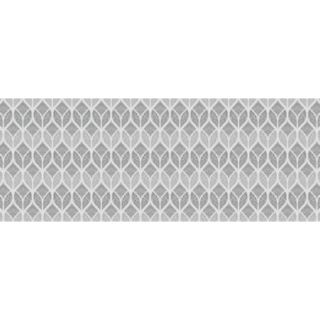 Toile cirée AMANI gris - Nappe motif géométrique