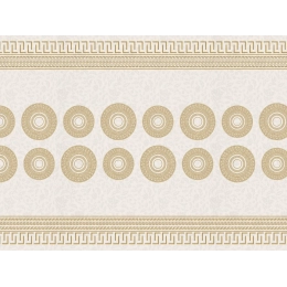 Toile cirée ATHENA Or - Modèle Luxury Grec Art