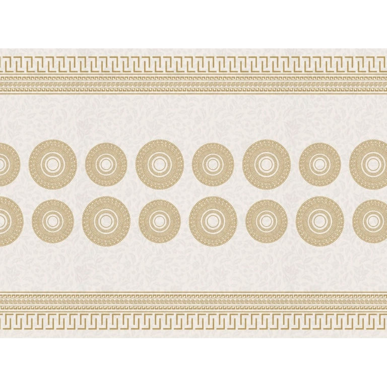 Toile cirée ATHENA Or - Modèle Luxury Grec Art