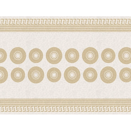 Toile cirée ATHENA Or - Modèle Luxury Grec Art