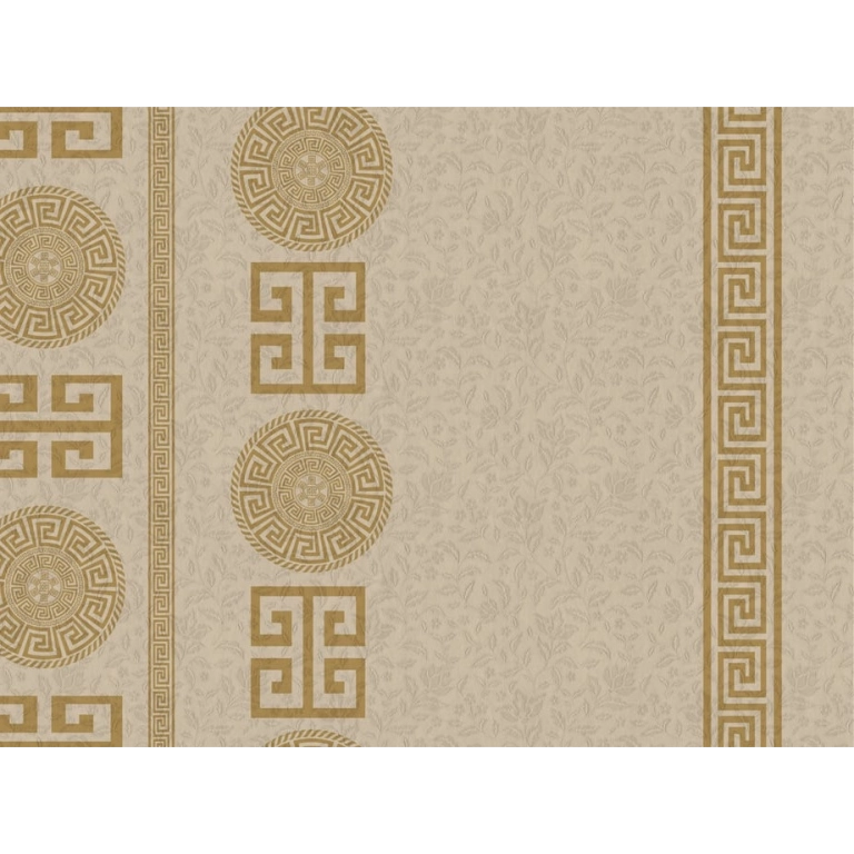 Toile cirée IMPERIAL Bronze - Modèle Luxury Grec Art