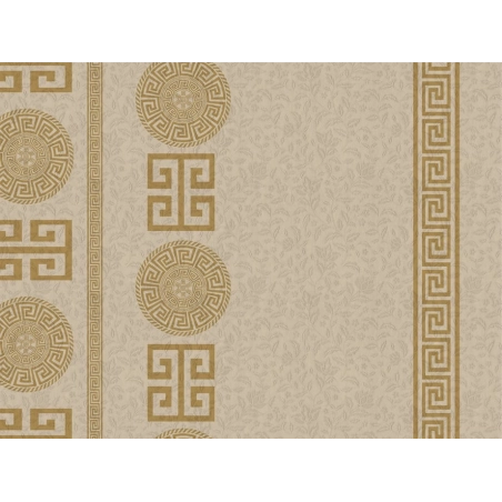 Toile cirée IMPERIAL Bronze - Modèle Luxury Grec Art