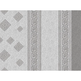 Toile cirée OLYMPIA Gris - Modèle Luxury Grec Art