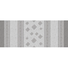 Toile cirée OLYMPIA Gris - Modèle Luxury Grec Art