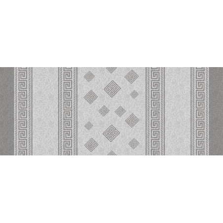 Toile cirée OLYMPIA Gris - Modèle Luxury Grec Art