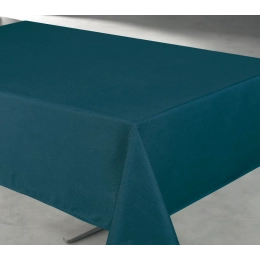 Nappe unie Bleu Paon - Rectangle 140 x 240 cm