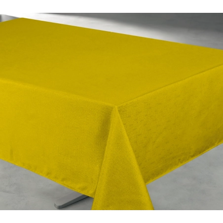 Nappe unie Jaune Moutarde - Rectangle 140 x 240 cm