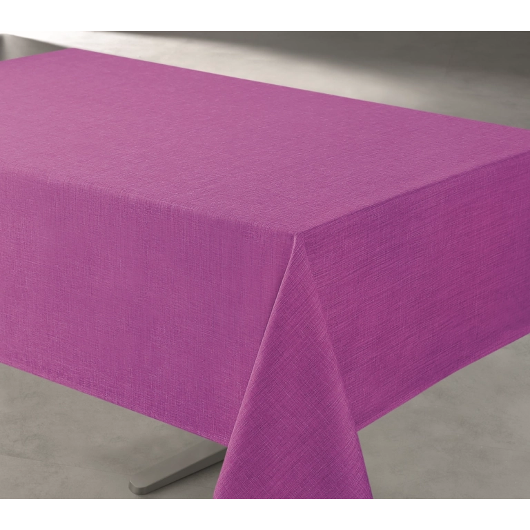 Nappe unie Rose Fuschia - Rectangle 140 x 240 cm