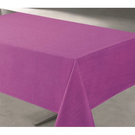 Nappe unie Rose Fuschia - Rectangle 140 x 240 cm