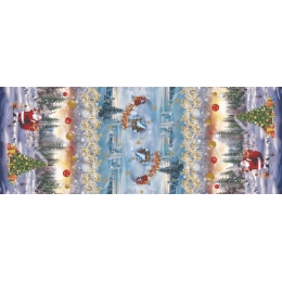 Nappe de noël FEERIE hivernale - Nappe festive de Noël
