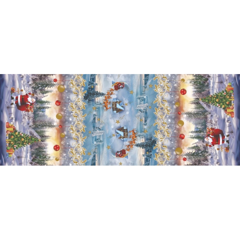 Nappe de noël FEERIE hivernale - Nappe festive de Noël
