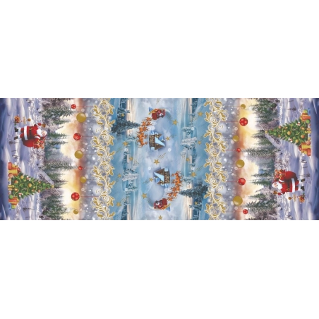 Nappe de noël FEERIE hivernale - Nappe festive de Noël