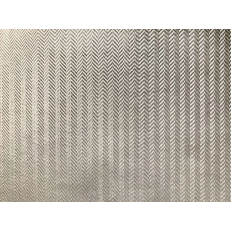 Toile cirée métallisée - CHEVRONS bronze clair
