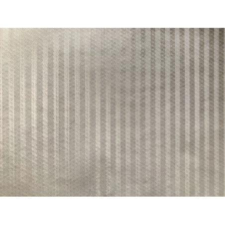 Toile cirée métallisée - CHEVRONS bronze clair