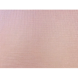 Toile cirée métallisée - MAILLAGE rose poudré