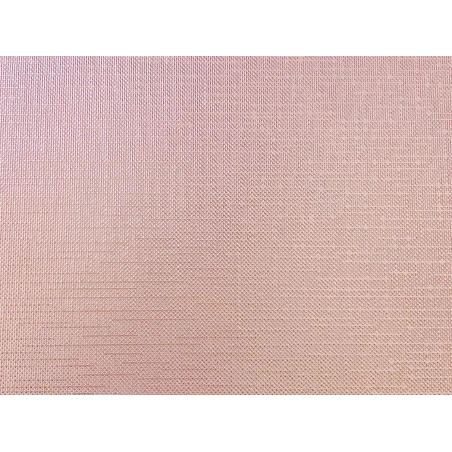 Toile cirée métallisée - MAILLAGE rose poudré